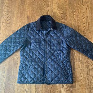 Barbour Men's Navy Tinford Quilted Jacket- XL